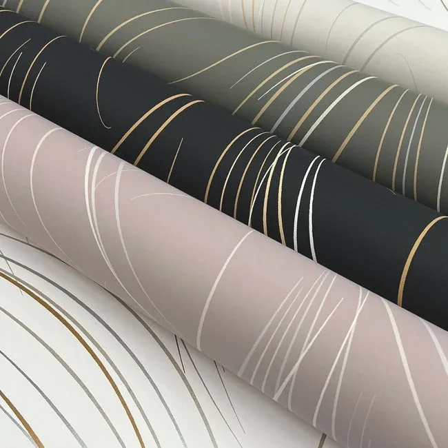 York Designer Series Graceful Wisp Lavender Wallpaper - SKU EV3935