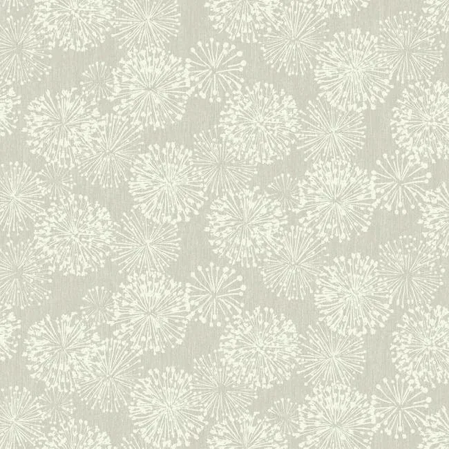 NA0580 | Grandeur Silver Wallpaper