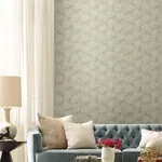York Designer Series Grandeur Silver Wallpaper - SKU NA0580