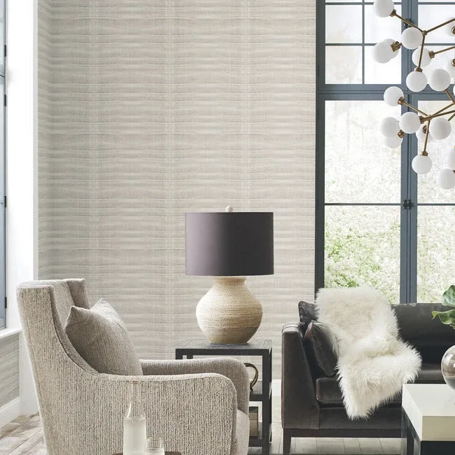York Designer Series Grey Stone Brown Wallpaper - SKU CC1264