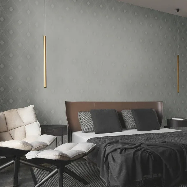 York Designer Series Harlowe Light Grey & Silver Wallpaper - SKU MD7132