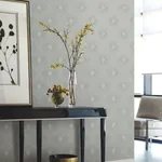 York Designer Series Harlowe Light Grey & Silver Wallpaper - SKU MD7132