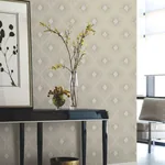 York Designer Series Harlowe Warm Grey & Gold Wallpaper - SKU MD7133