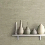 York Designer Series Heathered Wool Beige Wallpaper - SKU OG0614