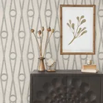 York Designer Series Henlein Putty Wallpaper - SKU AB3011