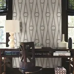 York Designer Series Henlein Putty Wallpaper - SKU AB3011