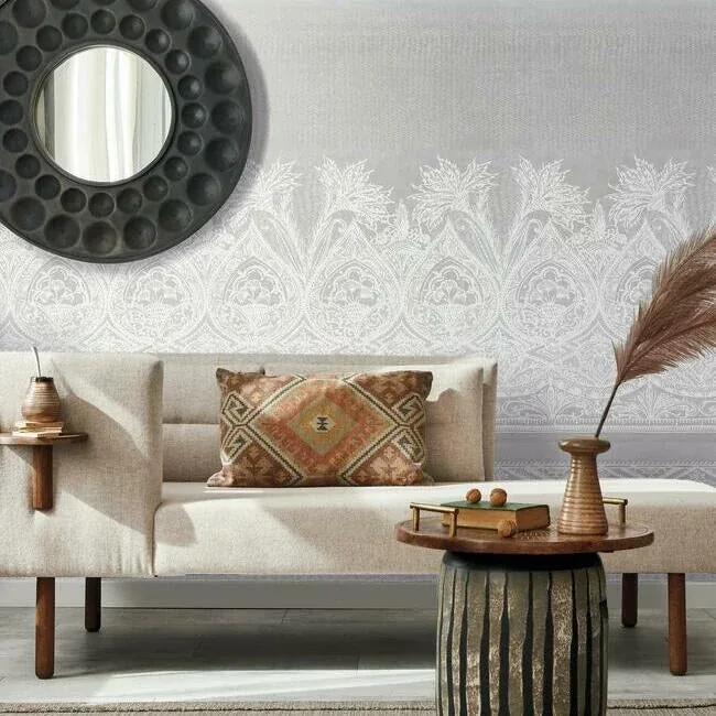 York Designer Series Henna Grey Wall Mural - SKU BO6742M