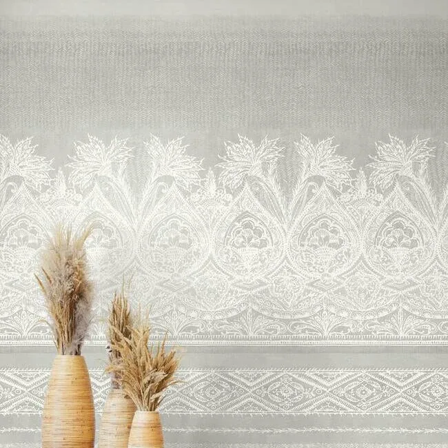 York Designer Series Henna Grey Wall Mural - SKU BO6742M