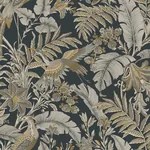 York Designer Series Heronwood Black Wallpaper - SKU AB3104