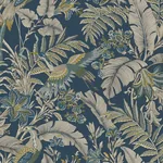 York Designer Series Heronwood Navy Wallpaper - SKU AB3103