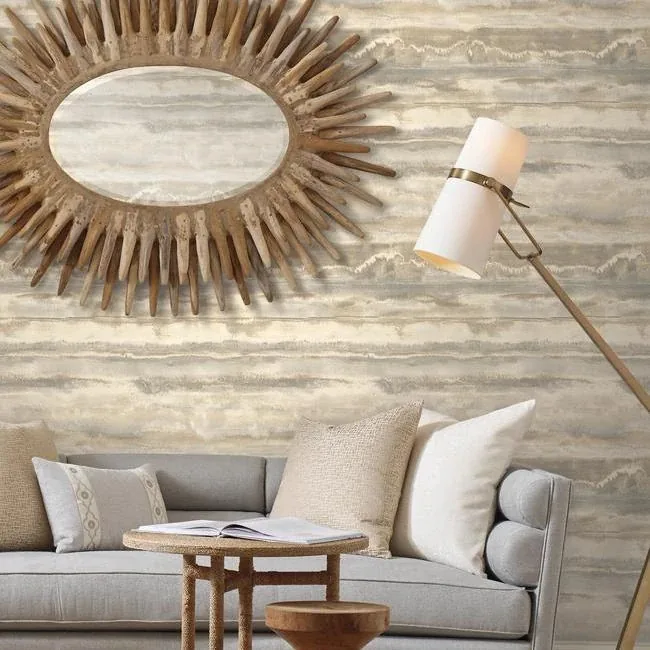 York Designer Series High Tide Sand Wallpaper - SKU NA0533
