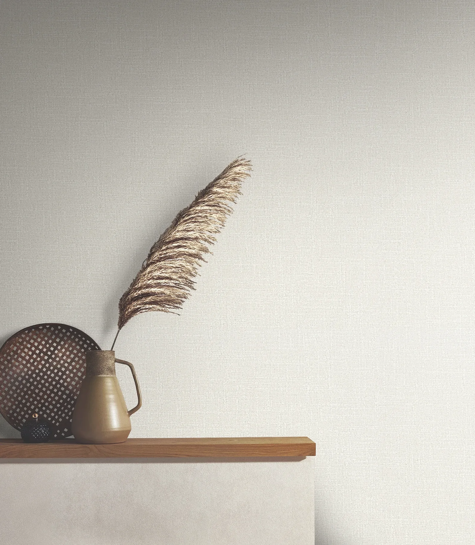 York Designer Series Highland Tweed Dove Faux Fabric Wallpaper - SKU MA34913