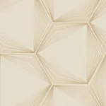 York Designer Series Honeycomb Sand & Gold Peel & Stick Wallpaper - SKU PSW1416RL