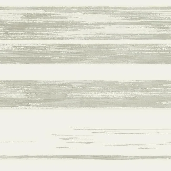 York Designer Series Horizontal Dry Brush White & Grey Wallpaper - SKU KT2155