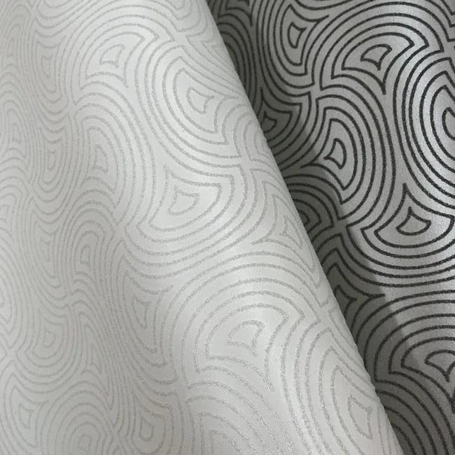 York Designer Series Hourglass Silver Wallpaper - SKU DT5144