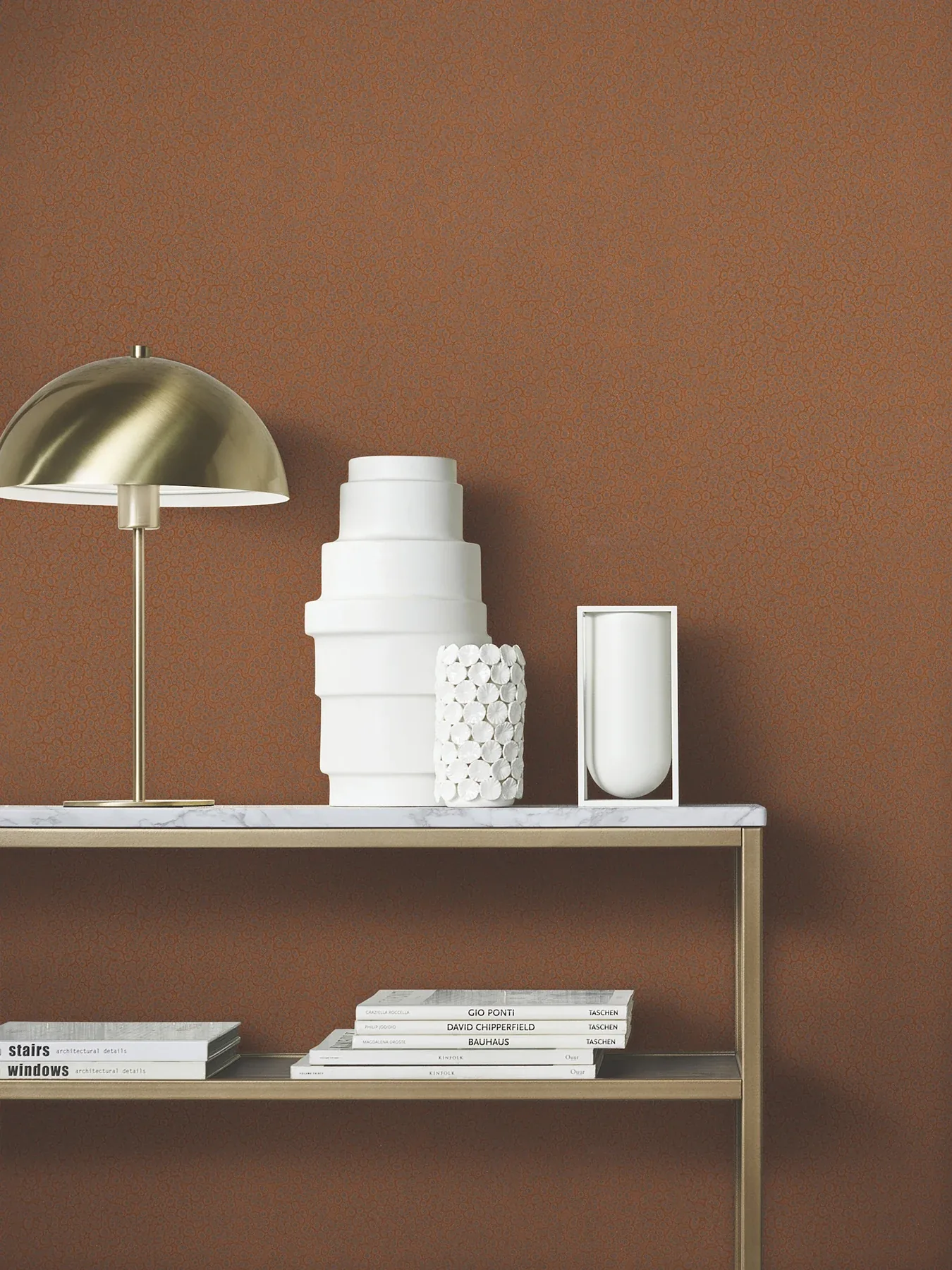York Designer Series Hudson Copper Hammered Metal Wallpaper - SKU MA34958