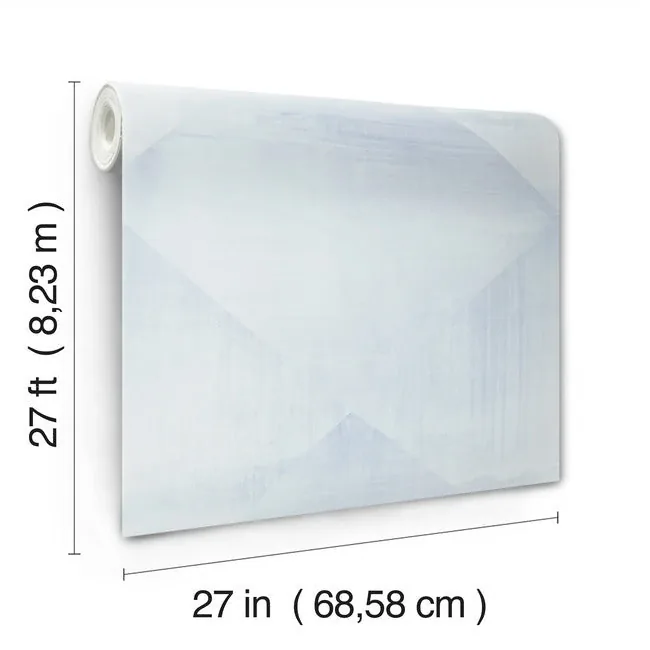 York Designer Series In Clay Blue Wallpaper - SKU CC1215