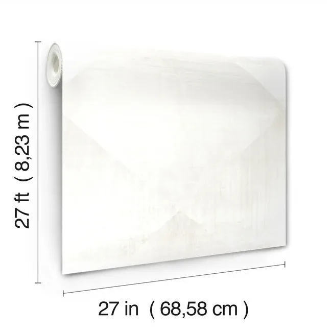 York Designer Series In Clay White Wallpaper - SKU CC1216