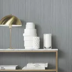 York Designer Series Indra Grey Striated Wallpaper - SKU MA35839