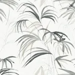York Designer Series Inky Black Palms Wallpaper - SKU NT6123