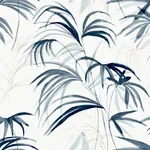 York Designer Series Inky Palms Blue Peel & Stick Wallpaper - SKU PSW1610RL