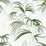 York Designer Series Inky Palms Green Peel & Stick Wallpaper - SKU PSW1609RL