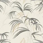 York Designer Series Inky Warm Neutral Palms Wallpaper - SKU NT6125
