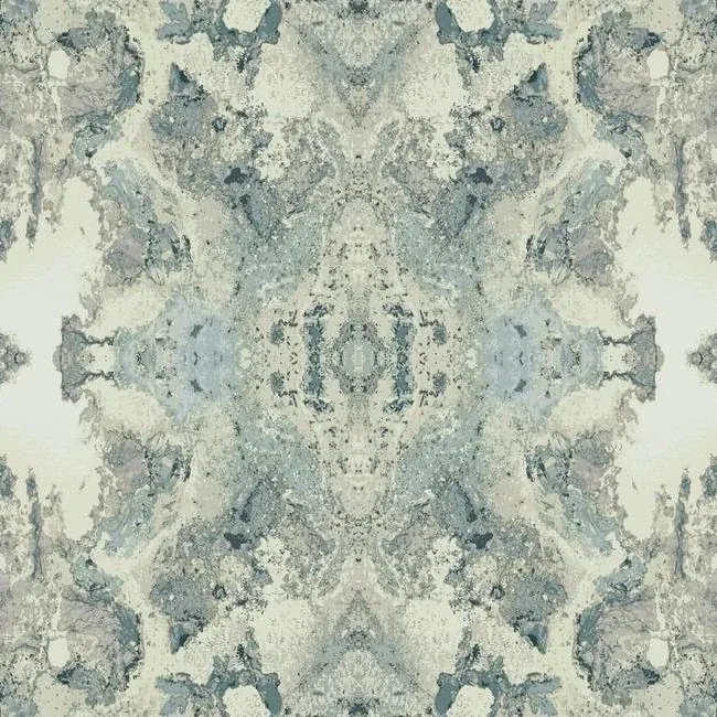 DN3719 | Inner Beauty Light Blue Wallpaper