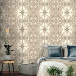 York Designer Series Inner Beauty Purple Wallpaper - SKU NA0596