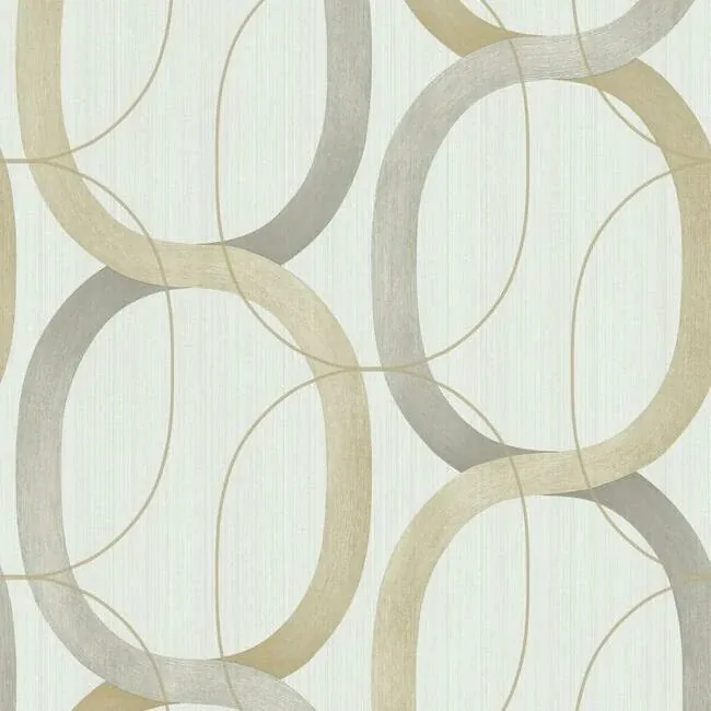 OS4212 | Interlock Dark Taupe Wallpaper