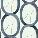 York Designer Series Interlock Navy Wallpaper - SKU OS4215