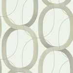 York Designer Series Interlock Taupe Wallpaper - SKU OS4211