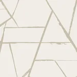York Designer Series Intersect Beige Metallic Wallpaper - SKU CC1293