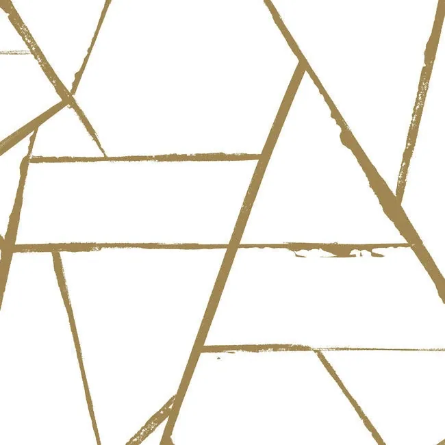 CC1294 | Intersect Gold Metallic Wallpaper