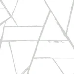 York Designer Series Intersect Silver Metallic Wallpaper - SKU CC1296