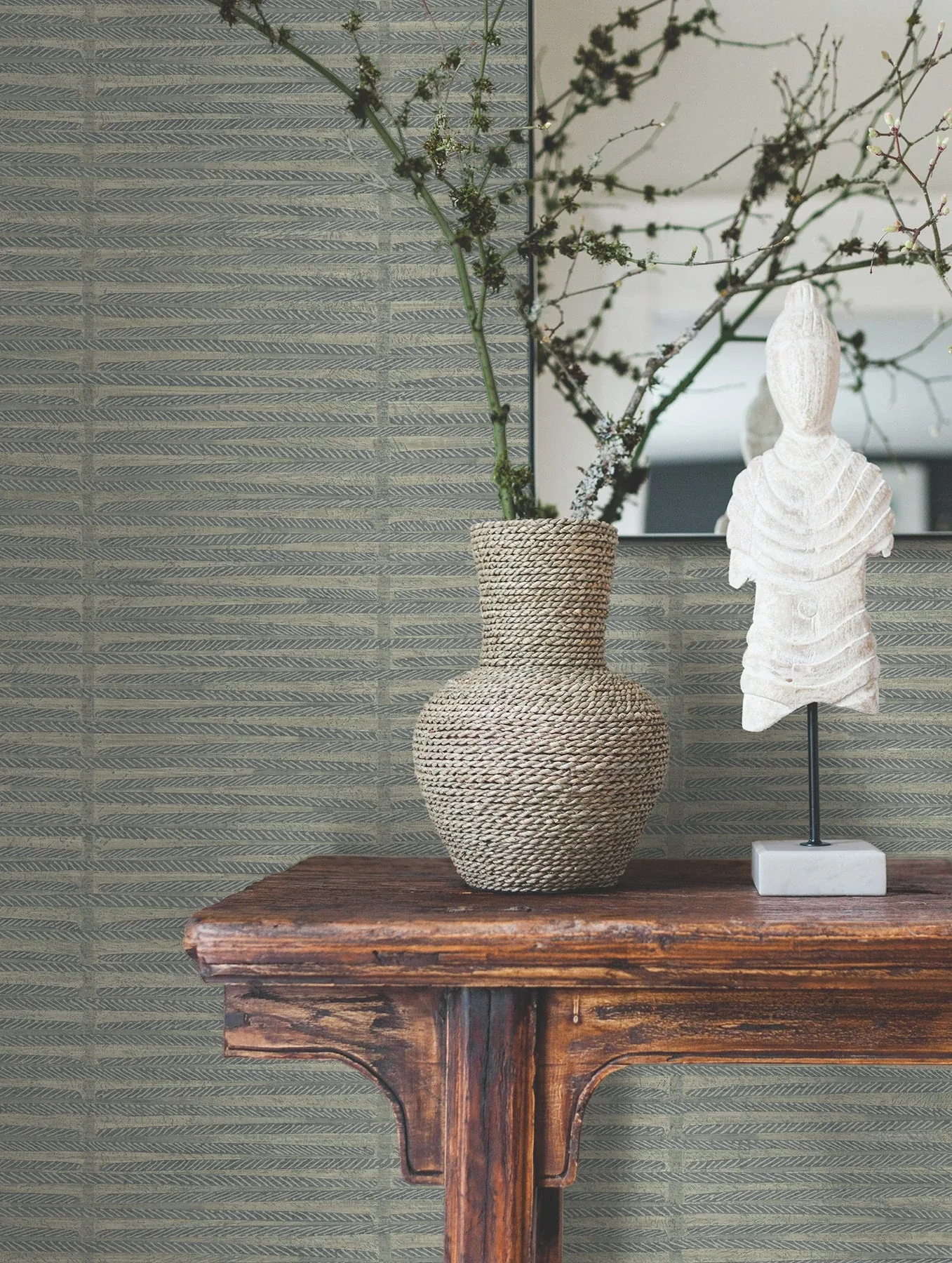 York Designer Series Iringa Indigo Wallpaper - SKU AB3054