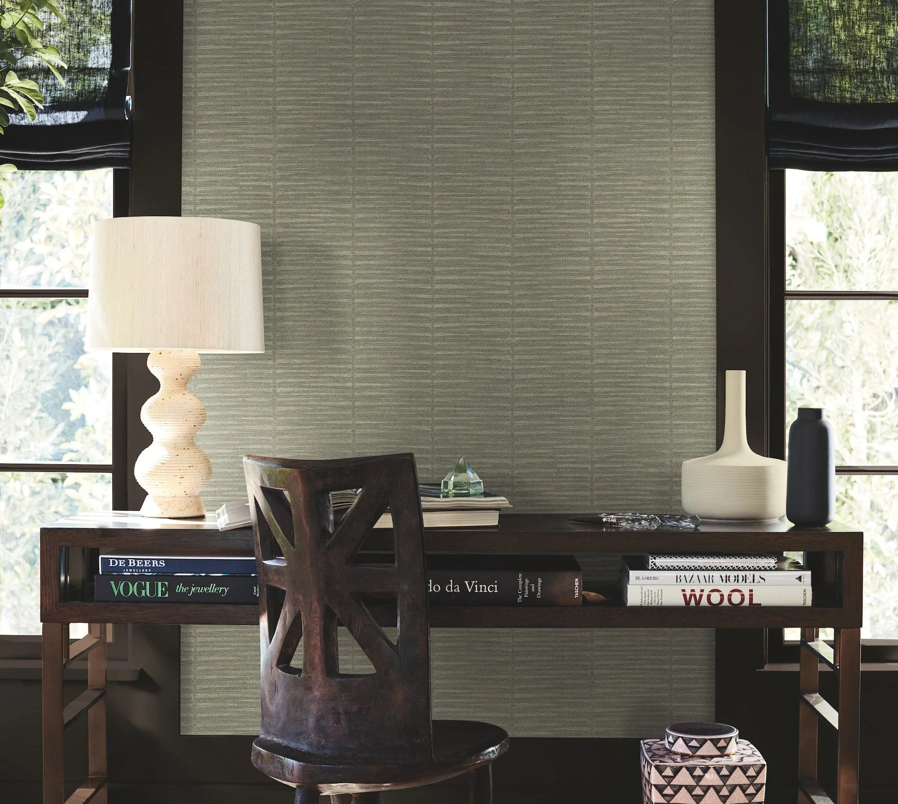 York Designer Series Iringa Sage Wallpaper - SKU AB3051