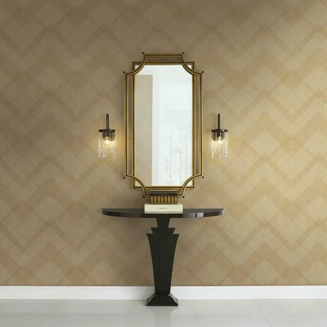 York Designer Series Jazz Age Beige Wallpaper - SKU CA1590