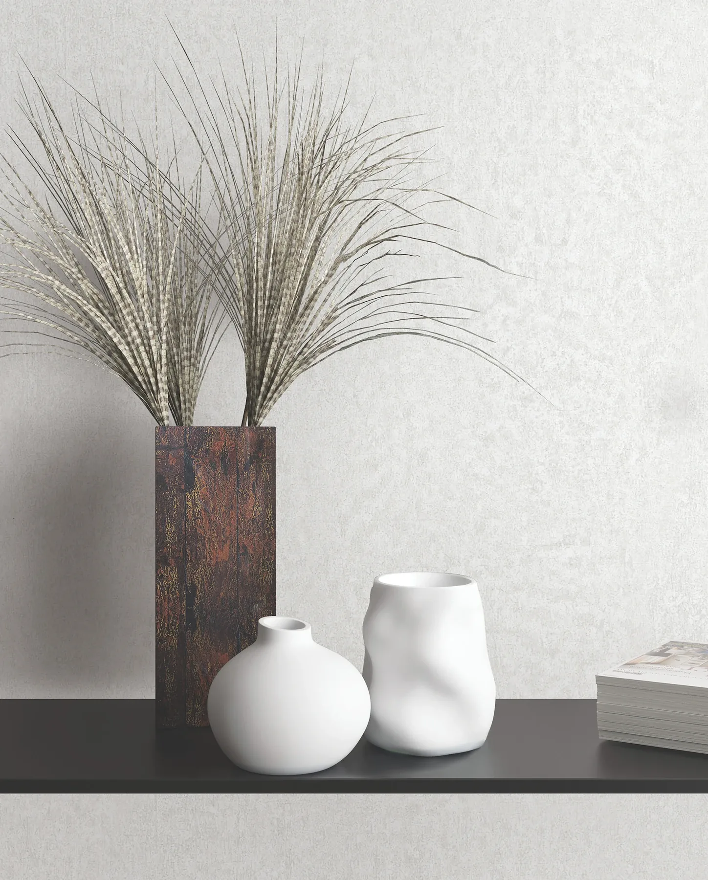 York Designer Series Jemma White Distressed Wallpaper - SKU MA35544