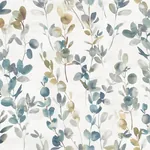 York Designer Series Joyful Eucalyptus Navy Peel & Stick Wallpaper - SKU PSW1431RL