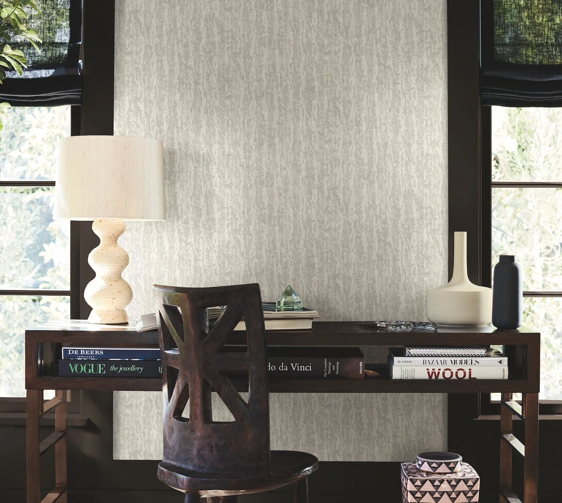 York Designer Series Juju Putty Wallpaper - SKU AB3071