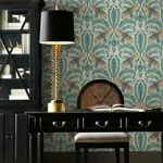 York Designer Series Jungle Leopard Taupe Wallpaper - SKU KT2206