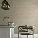 York Designer Series Jute Silver & Beige Metallic Wallpaper - SKU CO2090