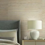 York Designer Series Jute Silver & Beige Metallic Wallpaper - SKU CO2090