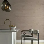 York Designer Series Jute Silver & Tan Metallic Wallpaper - SKU OS4323