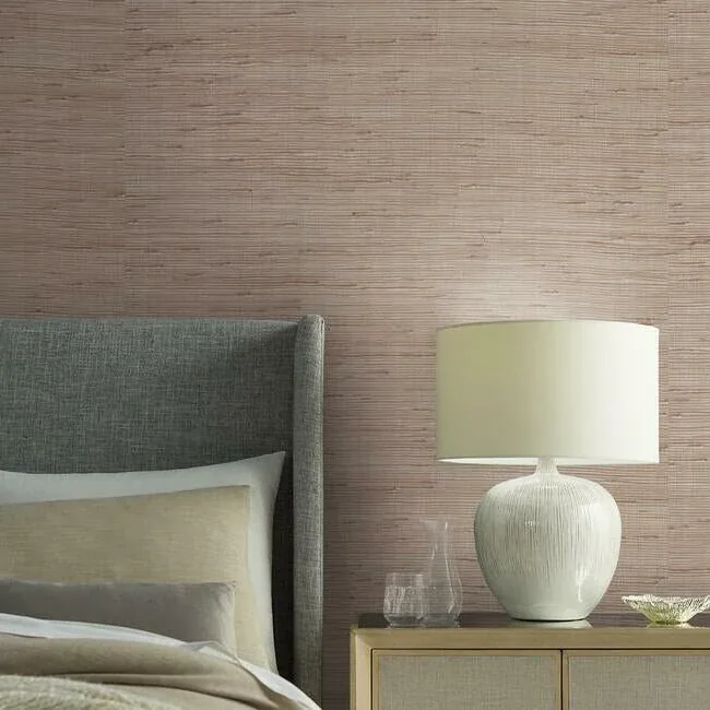 York Designer Series Jute Silver & Tan Metallic Wallpaper - SKU OS4323