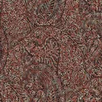 York Designer Series Kashmir Dreams Paisley Red Wallpaper - SKU BO6651