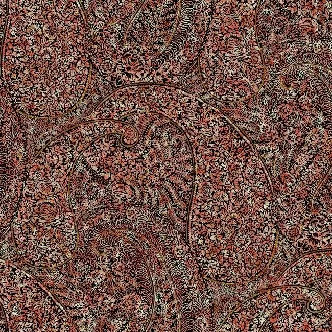 BO6651 | Kashmir Dreams Paisley Red Wallpaper