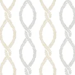 York Designer Series Laureate Neutral Vine Trellis Wallpaper - SKU VP1322