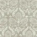 York Designer Series Laurel Damask Brown Wallpaper - SKU BO6732